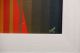 Abstract Oil In Canvas Signed Mid Century Mod Latin American Optical Art Ruelan Mid-Century Modernism photo 8