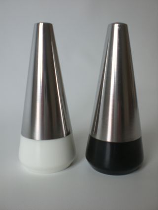 60s Lone Sachs Salt & Pepper Danish Modern Lundtofte / Dkf Tias Eckhoff Herlow photo