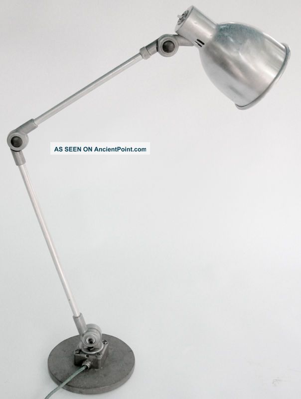 French Mid Century Industrial Factory Lamp Light Mid-Century Modernism photo