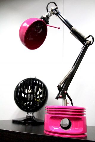 Pilot Princess Aviation Art Airplane Piston Desk Lamp photo