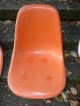 Set Of 4 Eames Herman Miller Side Shell Fiberglass Chair Seats Tangerine 1960s Mid-Century Modernism photo 7
