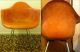 Eames Herman Miller Terracotta Red Orange Salmon Fiberglass Shell Chair Armchair Mid-Century Modernism photo 4