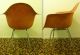 Eames Herman Miller Terracotta Red Orange Salmon Fiberglass Shell Chair Armchair Mid-Century Modernism photo 8