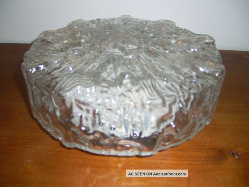 1970´s Textured Flushmount Wall Or Ceilling Lamp 67 Mid-Century Modernism photo