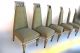 Arturo Pani Set Of Eight Chairs Mahogany Iron Hollywood Regency Era Mid-Century Modernism photo 5