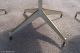 Set Of 3 Mid Century Wrought Iron Antarenni Side Chairs White W/green Vinyl Mid-Century Modernism photo 1