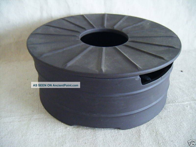 Dansk Fluted Flamestone Warmer Burner Casserole Stand Mid-Century Modernism photo