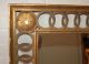 Labarge Mirror Gold Gilt Wood Interlocking Circles Mid Century Retro Eames Knoll Mid-Century Modernism photo 5