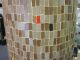 Excellent Custom Monumental Murano Glass Tiled Ceiling Fixture C1960s Mid-Century Modernism photo 3