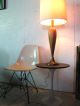Danish Modern Teak Brass Sculptural Table Lamp Attributed To Laurel Lamps photo 2