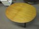 Baker Walnut Oval Extension Table With Ebonized Clover Shaped Legs C1960 Post-1950 photo 4