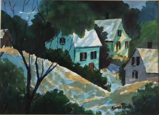 Rockport Estate Art: Anna Ryan; W/c; Rockport Village photo