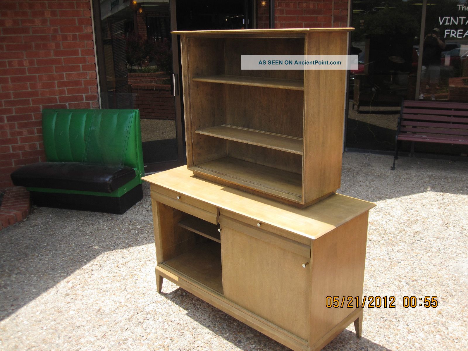 Heywood Wakefield Midcentury Modern Credenza\buffet\china Cabinet Mid-Century Modernism photo