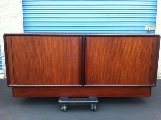 Vintage Danish Rosewood Credenza / Sideboard By Kibaek Mobelfabrik photo