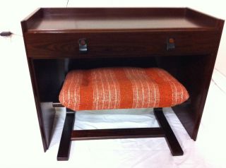 Danish Rosewood Writing Desk,  Vanity Or Make Up Table By Dyrlund photo