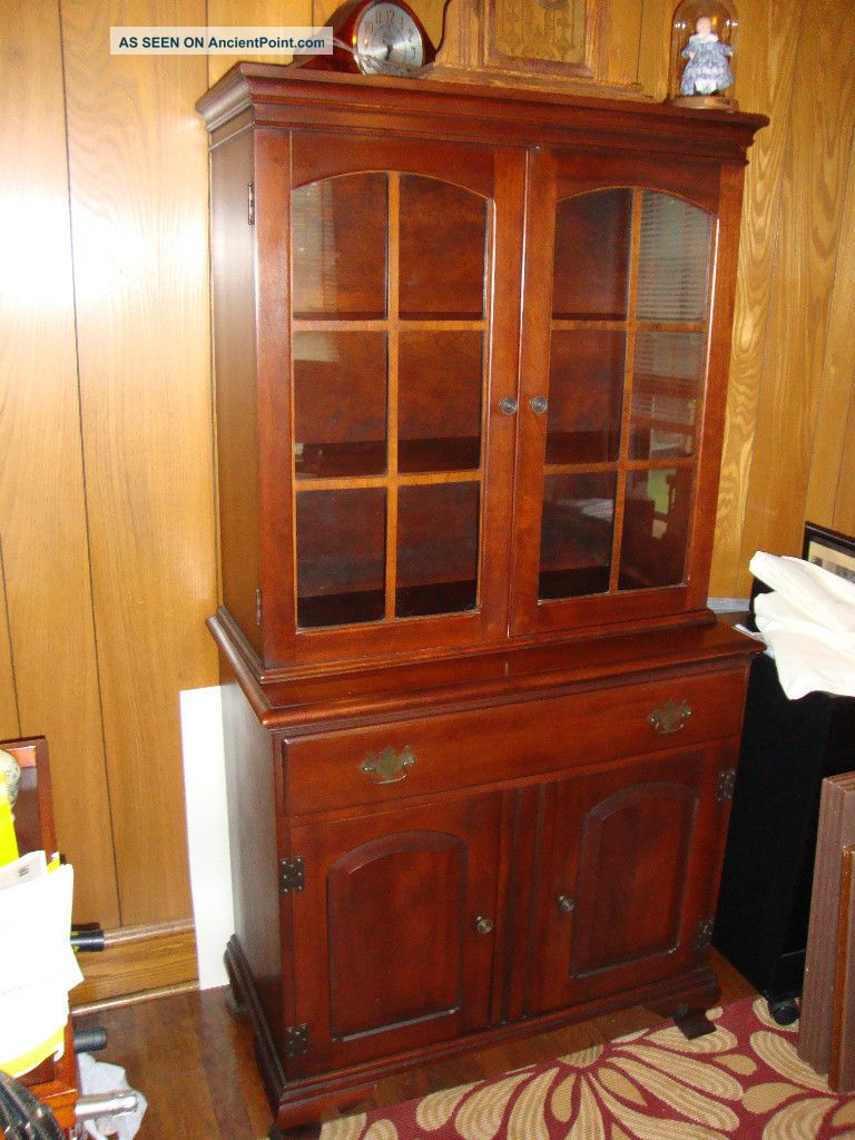 Fine Antique Cherry Hutch (price Reduced) Mid-Century Modernism photo