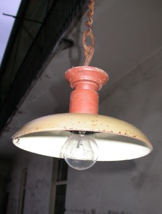 Vintage Bauhaus Workshop Tinplate Lamp M Brandt Ch Dell Lamp 1930 photo