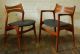Erik Buck Set Of Six 6 Dining Chairs Christensens Mobelfabrik Eames Knoll Danish Mid-Century Modernism photo 5