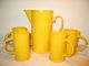 Yellow Lidded / Handled Pitcher Only Dansk Gourmet Designs Gunnar Cyren Mid-Century Modernism photo 1