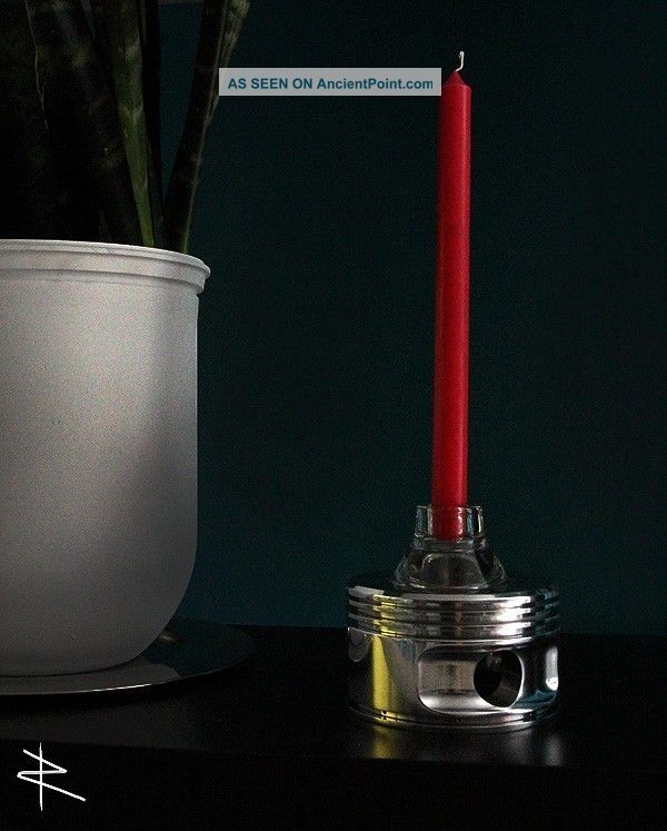 The Kate Jacobs Radial Engine Wwii Airplane Piston Tea Light Taper Candle Holder Mid-Century Modernism photo