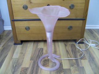 1960´s Fantastic Italian Only Glass Bloom Lamp 22 