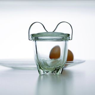 1933 Wagenfeld Jenaer Jena Glass Egg Coddler Cup No.  1 Size Small Bauhaus New photo
