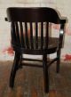Sculptural Desk Armchair Refinshed Black Lacquer Midcentury Eames Military Knoll Mid-Century Modernism photo 5
