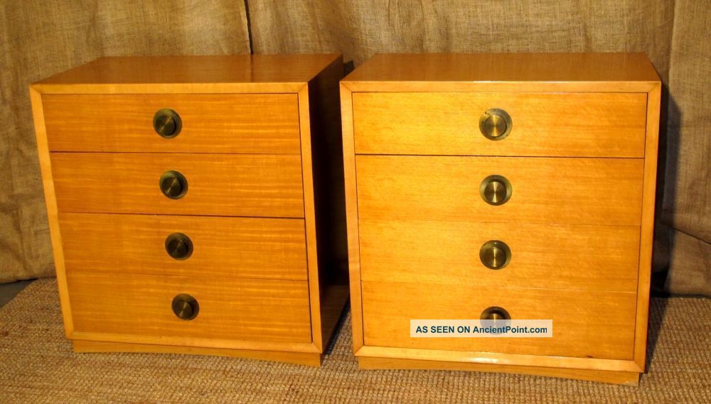Pair Of 1950s Low Dressers Or Chests In The Style Of Paul Laszlo Decorator Post-1950 photo