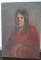 Expressionism Abstract Oil Painting Of A Woman Mid Century Art Goya Picasso Mid-Century Modernism photo 3