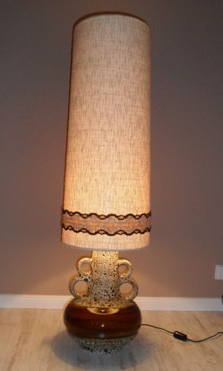 1970´s Floorlamp Organic Base Fine Condition 55 