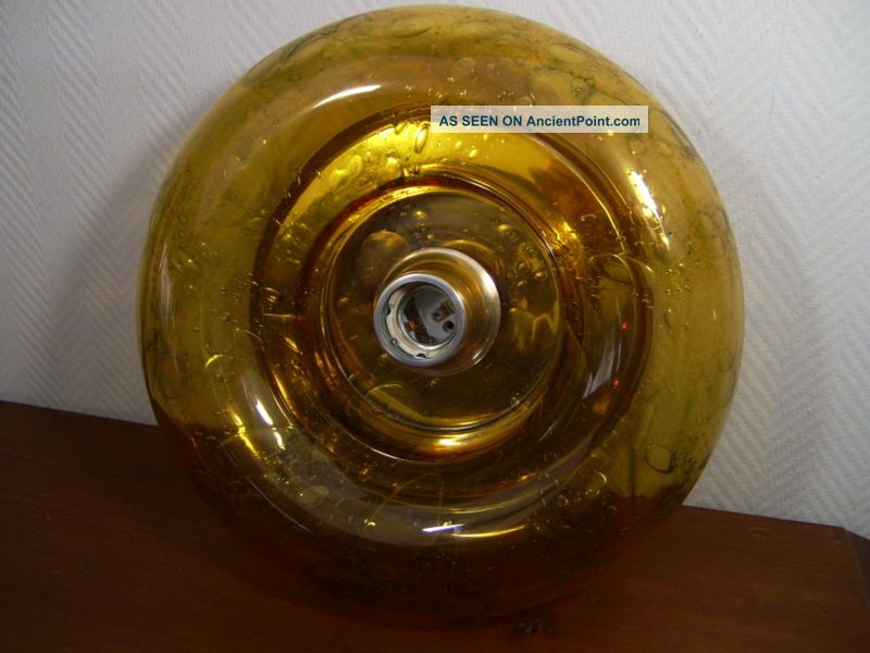 Space Age Wall / Ceiling Lamp Flushmount Bubble Shade Mid-Century Modernism photo