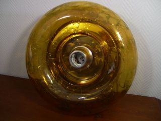 Space Age Wall / Ceiling Lamp Flushmount Bubble Shade photo
