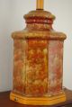 Mid Century Abstract Danish Modern Art Pottery Ceramic Lamp Raymor Eames Era Mid-Century Modernism photo 2