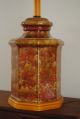 Mid Century Abstract Danish Modern Art Pottery Ceramic Lamp Raymor Eames Era Mid-Century Modernism photo 4