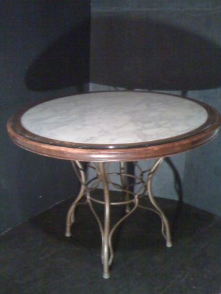 Funky,  Elegant Drexel Heritage Et Cetera Marble Table photo