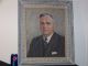 Mid - Century Oil On Canvas Portrait Painting By Renown Artist Tom Schenk Mid-Century Modernism photo 5