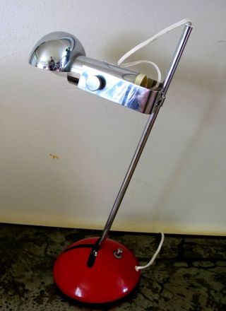 Rare Robert Sonneman Luci T395 Desk Task Lamp Eames Era Italian Post Industrial photo