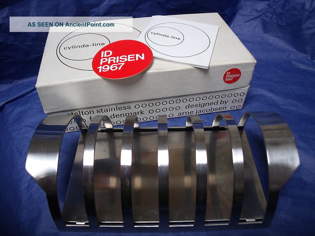 Cylinda Line Arne Jacobsen Boxed Toast Rack Modernist Mid-Century Modernism photo
