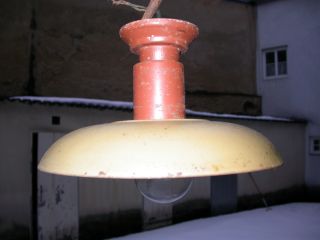 Vintage Bauhaus Workshop Lamp Brandt Dell Tinplate Lamp L 10 