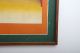 Latin America Optical Art Graphic Design Art Oil In Plywood,  Unsigned Mid-Century Modernism photo 2
