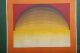 Latin America Optical Art Graphic Design Art Oil In Plywood,  Unsigned Mid-Century Modernism photo 3