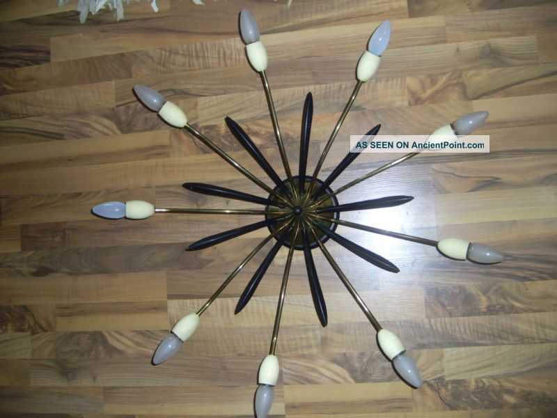 Fantastic 1950´s Spider Ceilling Lamp 9 Arms Mid-Century Modernism photo
