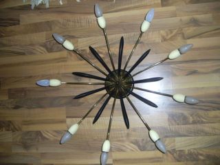 Fantastic 1950´s Spider Ceilling Lamp 9 Arms photo