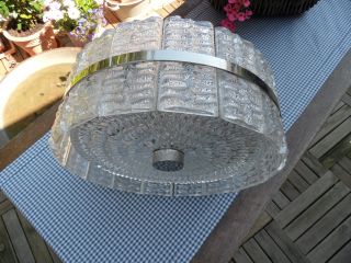 1960´s Heavy Glass Pendant Ex.  Condition Kalmar? photo
