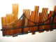 Golden Skyline Mid Century Jere Era Modern 50 