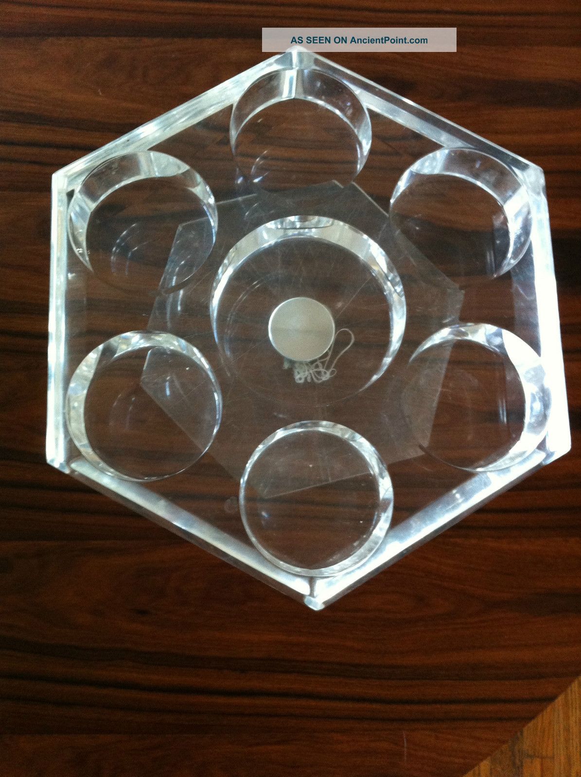 Mid Century Modern Lucite Lazy Susan Mid-Century Modernism photo