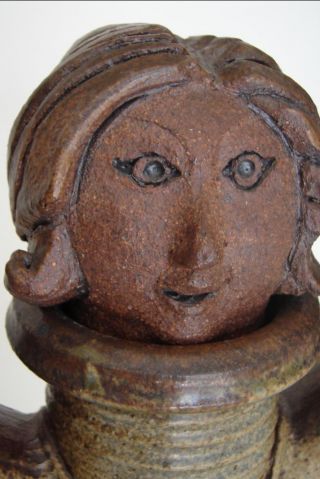 Rare / Bizarre Cliff Stewart Candelabrum / Decanter W/ Woman ' S Head Finial photo