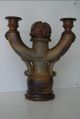 Rare / Bizarre Cliff Stewart Candelabrum / Decanter W/ Woman ' S Head Finial Mid-Century Modernism photo 1