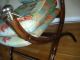 Fine Faux Bamboo Campaign Chair X Base Directoire Curule 1900-1950 photo 9