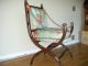 Fine Faux Bamboo Campaign Chair X Base Directoire Curule 1900-1950 photo 4